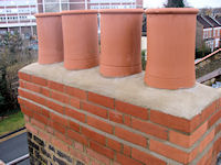Chimney stack repairs by Ray Jones Roofing
